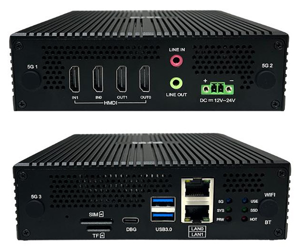 國產(chǎn)昇騰310B邊緣計(jì)算盒子HJAI500Mini